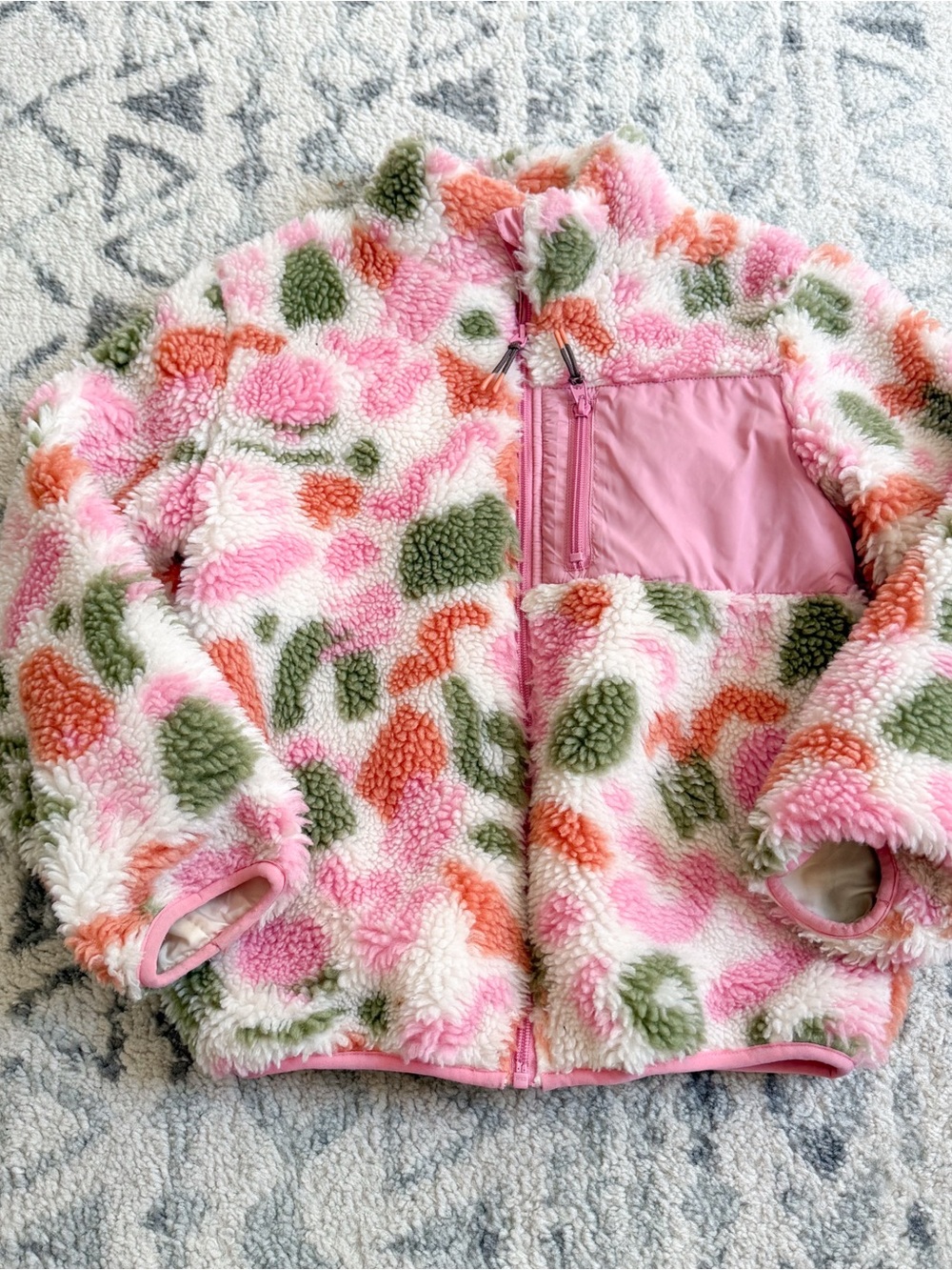 H&M Printed Fleece Jacket